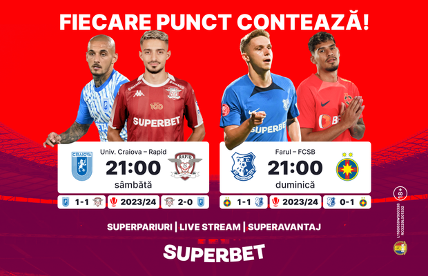 Weekend cu super dueluri în play-off!