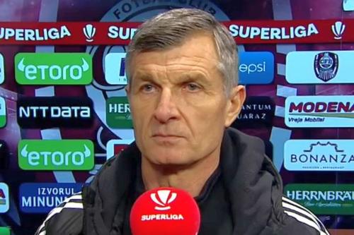 Ioan Ovidiu Sabău (56 de ani) a decis să nu comenteze foarte mult prestația jucătorilor săi din remiza cu UTA, scor 0-0.
