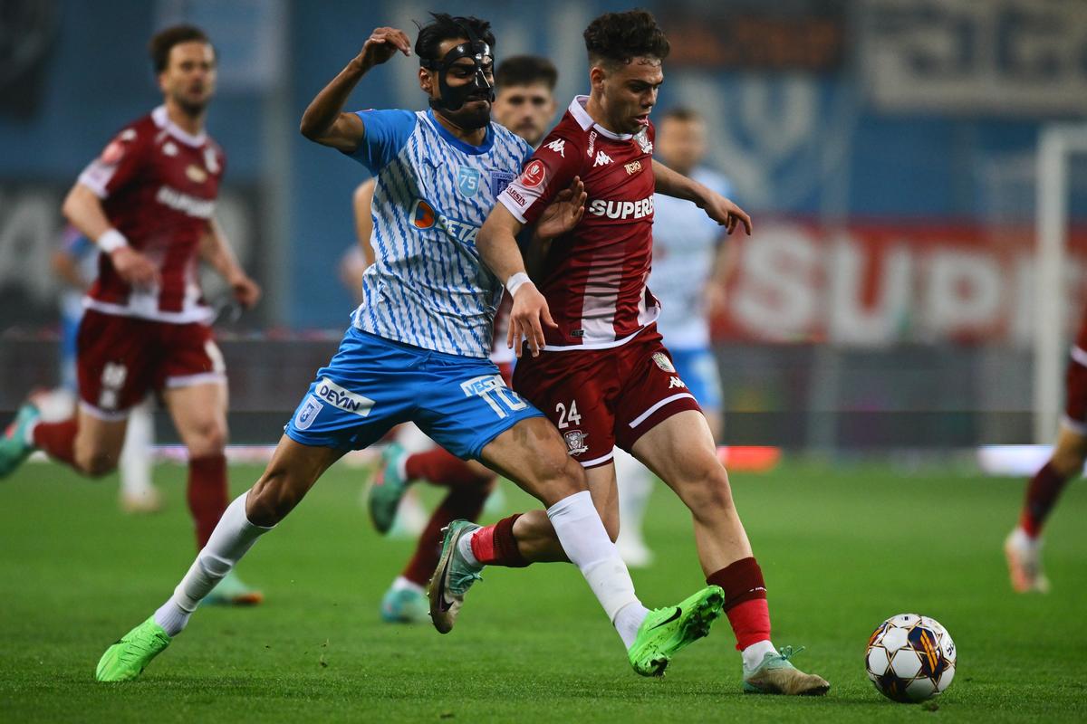 Papeau, declarații tari după Craiova - Rapid: „Parcă eram conduși cu 10 goluri. Nu înțeleg”
