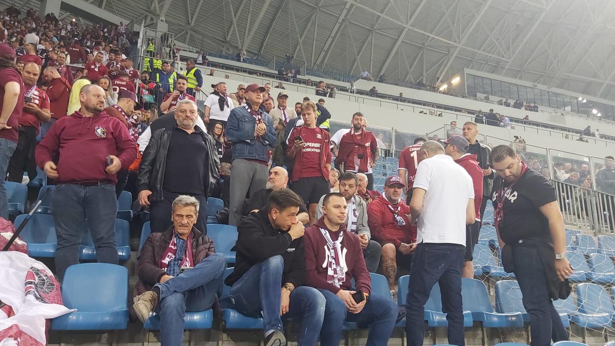 Ce a făcut Dan Șucu la finalul meciului care a spulberat șansele Rapidului la titlu » Reporterii GSP au oferit toate detaliile, pas cu pas, din deplasarea de la Craiova