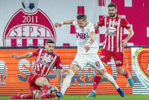 Sepsi OSK - CFR Cluj 1-1 // sursă foto: Facebook @ Fotbal Club CFR 1907 CLUJ