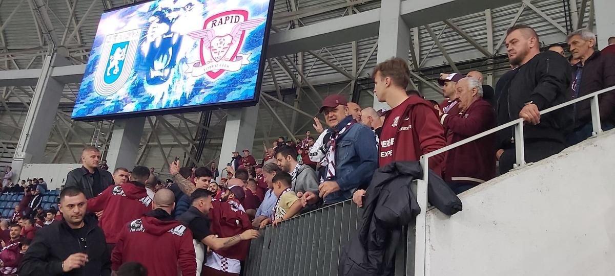 Ce a făcut Dan Șucu la finalul meciului care a spulberat șansele Rapidului la titlu » Reporterii GSP au oferit toate detaliile, pas cu pas, din deplasarea de la Craiova