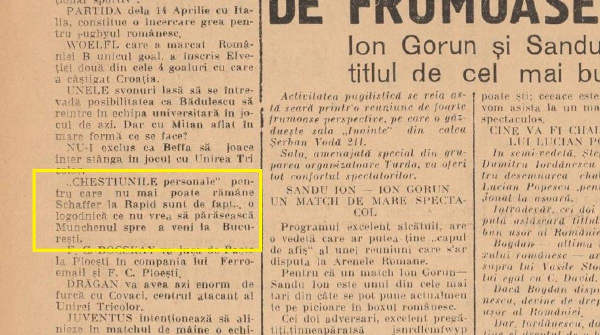 Alfred Schaffer, fost antrenor la Rapid, campion cu AS Roma
