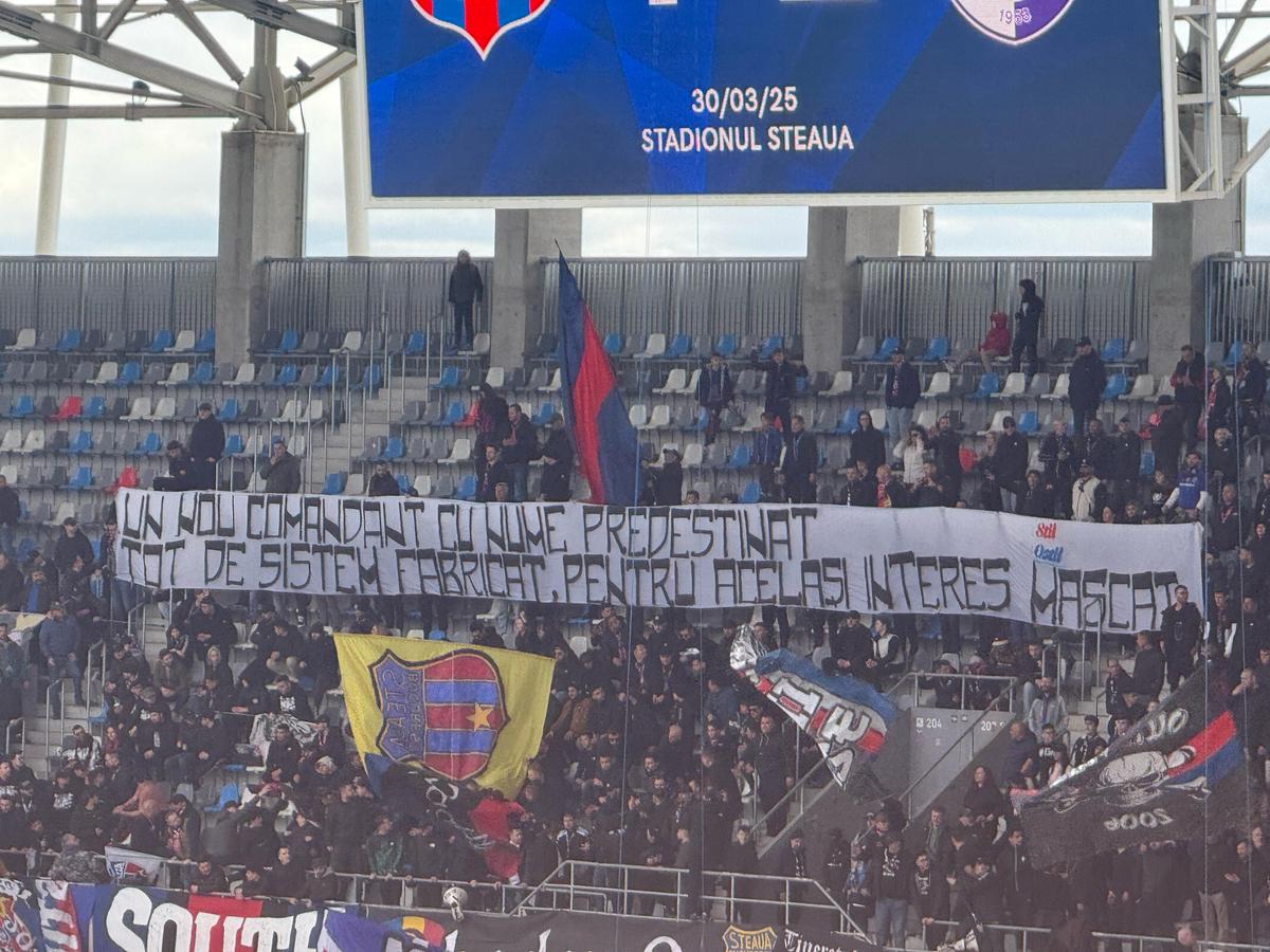 Steaua - FC Argeș, în prima rundă a play-off-ului din Liga 2. 30 martie 2025