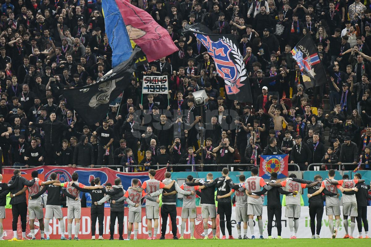 Imagini spectaculoase de la finalul derby-ului Dinamo - FCSB