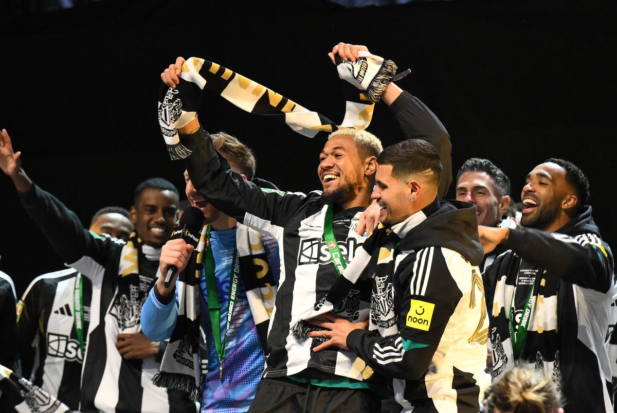 Suporterii lui Newcastle au sărbătorit triumful din Cupa Ligii Angliei