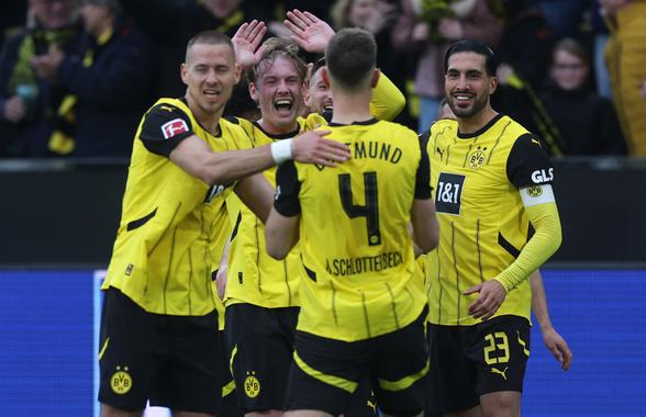 Borussia Dortmund a obținut o victorie importantă în Bundesliga » Pe le loc se află acum vicecampioana Europei