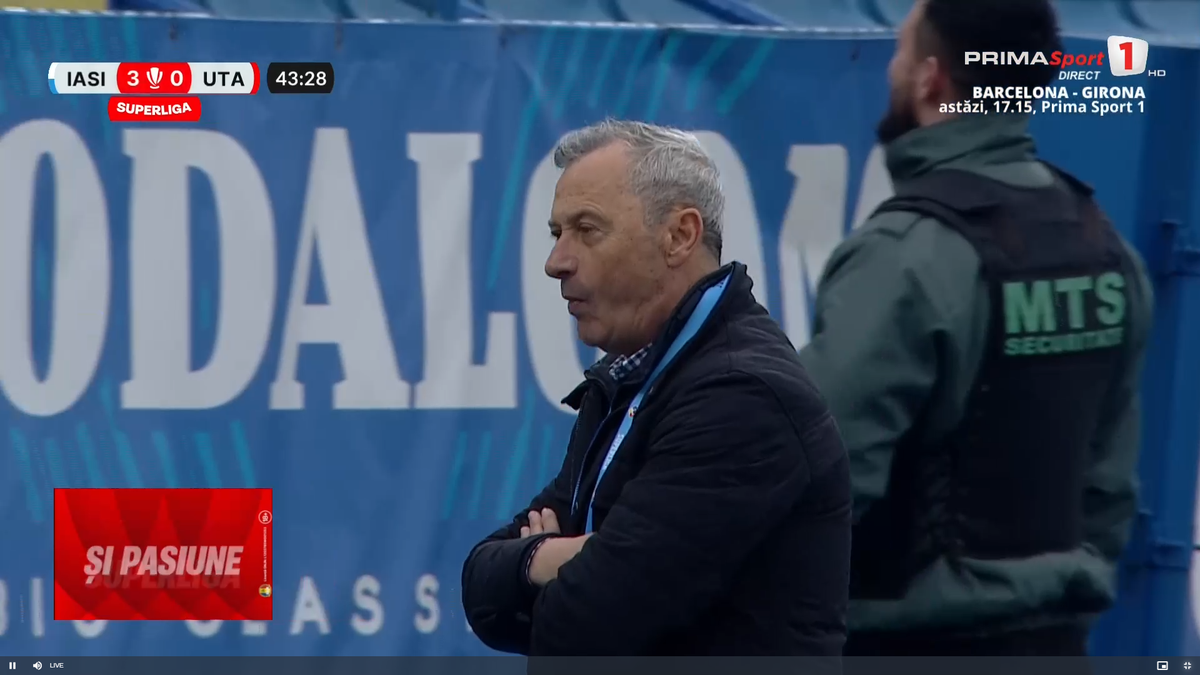 Gafă imensă în Poli Iași - UTA » Lui Mircea Rednic nu i-a venit să creadă