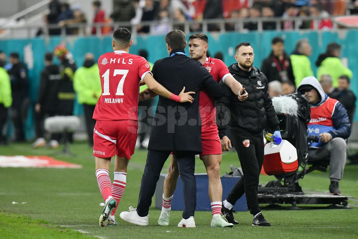 Dennis Politic, în lacrimi la Dinamo - FCSB / foto: Cristi Preda (GSP)
