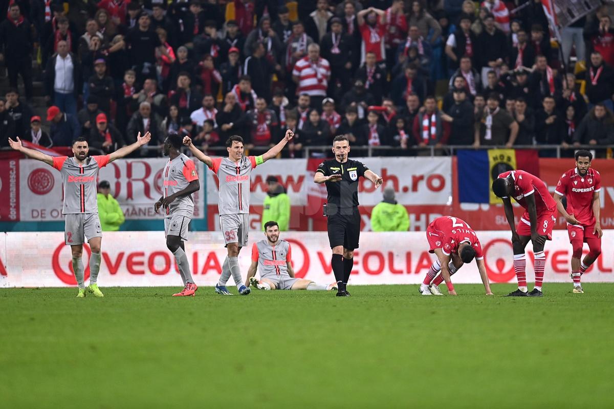 Imagini spectaculoase de la finalul derby-ului Dinamo - FCSB