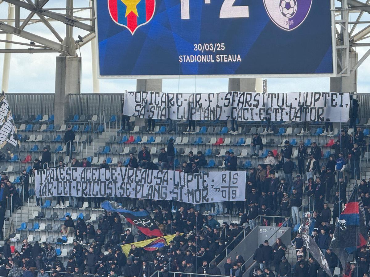 Steaua - FC Argeș, în prima rundă a play-off-ului din Liga 2. 30 martie 2025