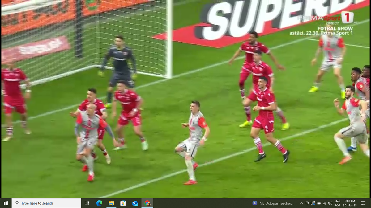 Fază controversată în Dinamo - FCSB