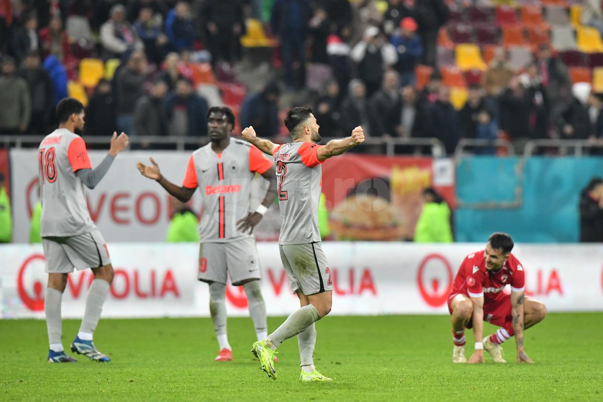 Imagini spectaculoase de la finalul derby-ului Dinamo - FCSB