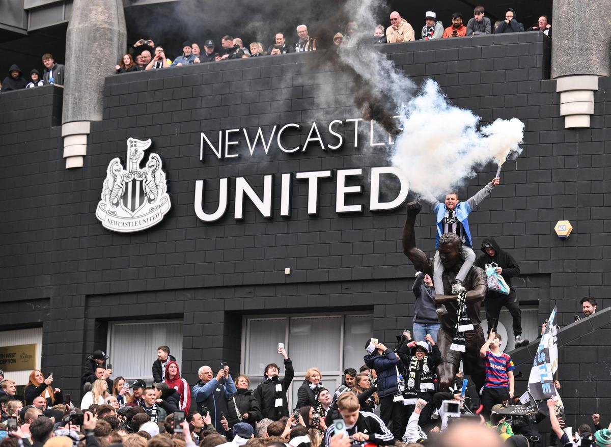 Suporterii lui Newcastle au sărbătorit triumful din Cupa Ligii Angliei