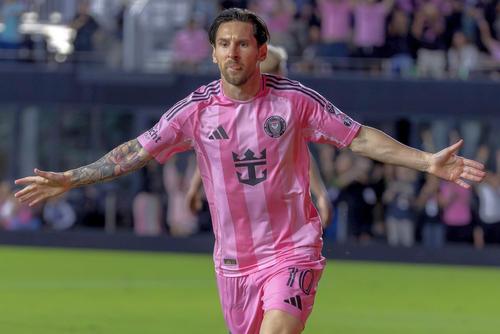 Lionel Messi a înscris în Inter Miami - Philadelphia Union, foto: Imago Images