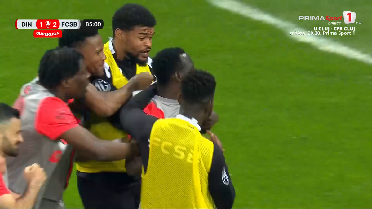 Golul lui Alhassan în Dinamo - FCSB