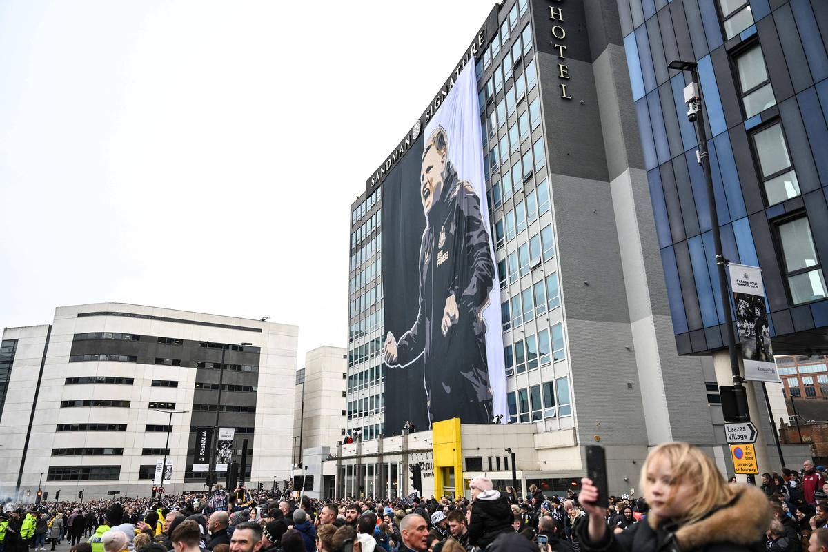 Suporterii lui Newcastle au sărbătorit triumful din Cupa Ligii Angliei