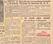 Rândurile din „Sportul Popular” în care se menționează legăturile lui Alfred Schaffer cu SS și Gestapo