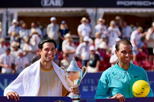 Nuno Borges și Rafael Nadal la Bastad în 2024 FOTO Imago Images