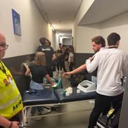 Porto - Sporting, meci handbal, incident înainte de meci / sursa foto: abola.pt