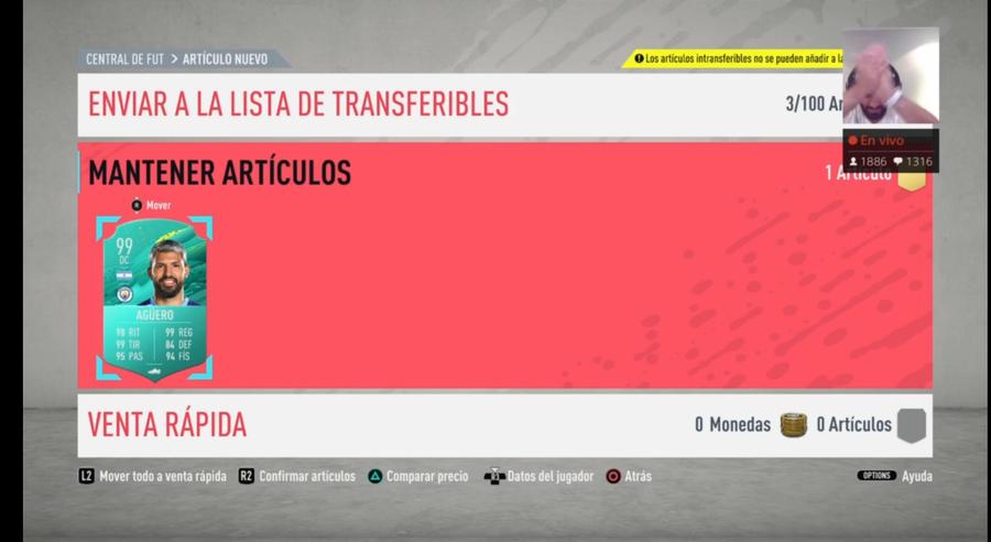 Kun Aguero a devenit atacantul perfect în FIFA Ultimate Team