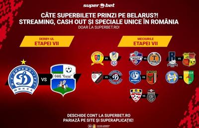 Continuă surprizele din prima ligă din Belarus? Etapa a șaptea, meci cu meci!