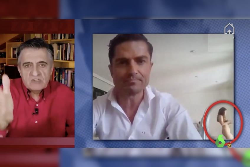 Jurnalistul spaniol Alfonso Merlos, 41 de ani, era în mijlocul unui live de acasă, pentru canalul său de YouTube