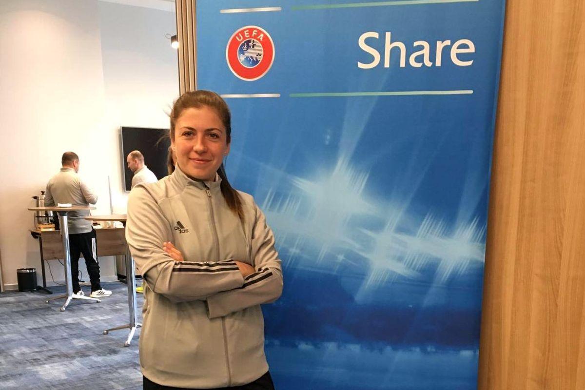 Povestea Irinei Giurgiu, prima femeie din România cu licență UEFA Pro