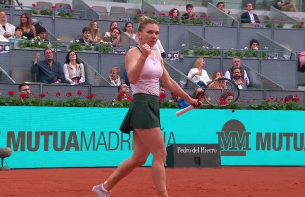 Lovitură uluitoare reușită de Halep în meciul cu Badosa! Chiar și fanii adversarei au aplaudat-o în picioare
