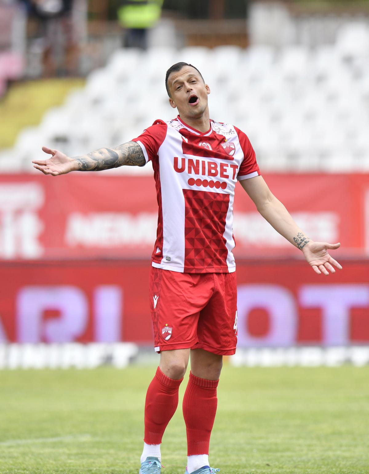 Vlad Morar „a cedat” un gol după Dinamo - Clinceni: „Nu e hattrick”