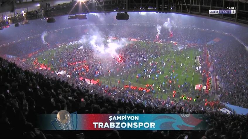 Trabzonspor a devenit în această seară noua campioană a Turciei, cu 3 runde înainte de finalul campionatului.