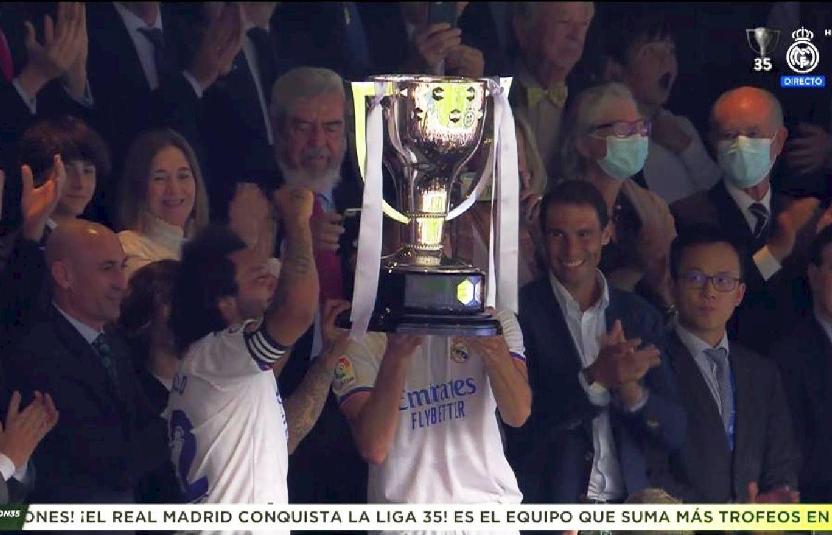 Regii Spaniei » Rafael Nadal a făcut spectacol pe „Bernabeu”, în ziua în care Real Madrid a câștigat titlul în La Liga