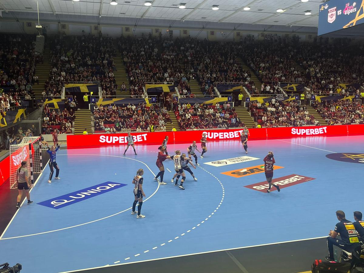 Rapid - Vipers, meciul tur din sferturile Ligii Campionilor la handbal feminin