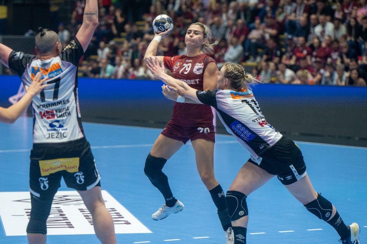 Rapid - Vipers, meciul tur din sferturile Ligii Campionilor la handbal feminin