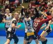 Albertina Kassoma în Rapid - Vipers, meciul tur din sferturile Ligii Campionilor la handbal feminin (foto: Raed Krishan/GSP)