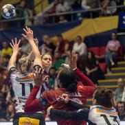 Estavana Polman în Rapid - Vipers, meciul tur din sferturile Ligii Campionilor la handbal feminin (foto: Raed Krishan/GSP)