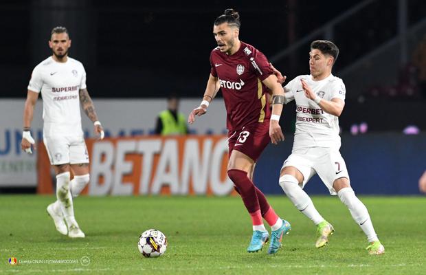 Rapid – CFR Cluj, meciul zilei de luni se joacă și în Betano Master