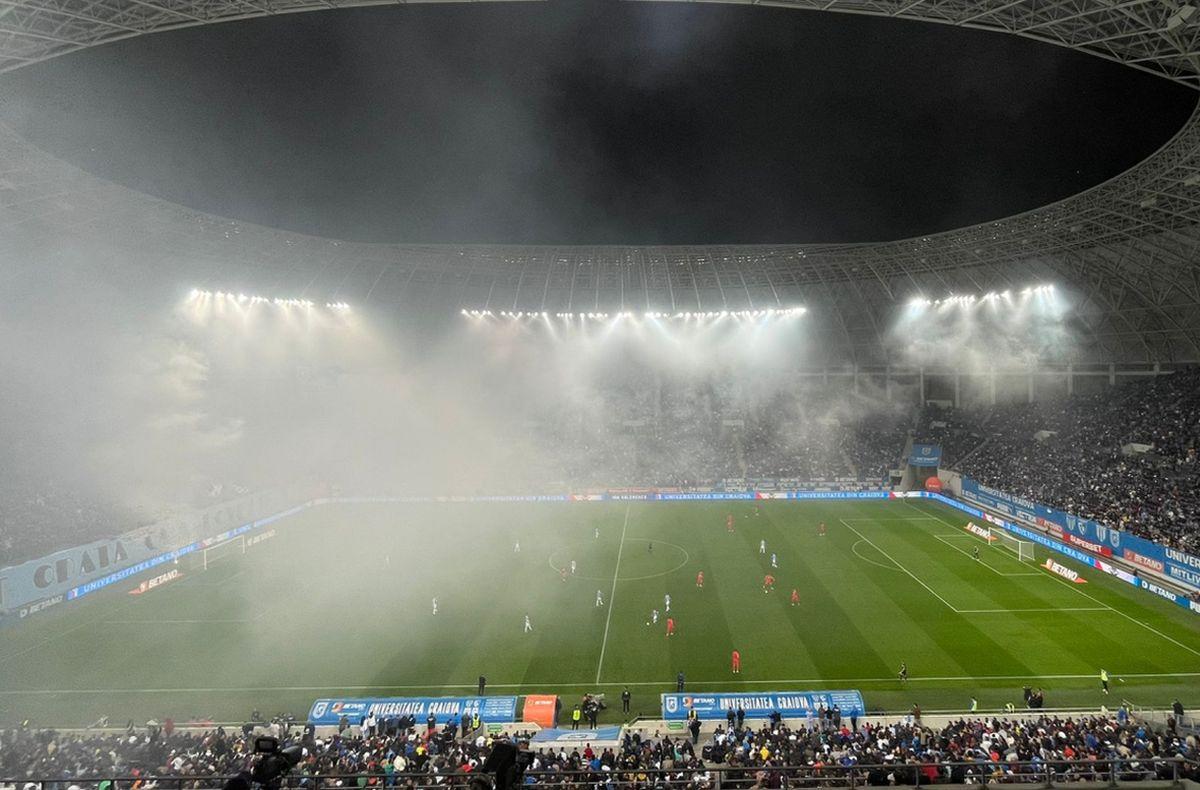 Numărul oficial de spectatori prezenți la Universitatea Craiova - FCSB + locul ocupat în clasamentul asistențelor din acest sezon