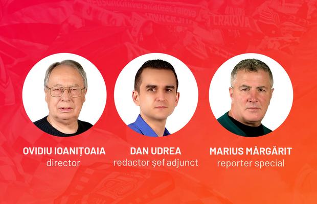 Vocile Gazetei » Derby-ul Universitatea Craiova - FCSB 1-2, comentat live pe GSP.ro de Ovidiu Ioanițoaia, Dan Udrea și Marius Mărgărit