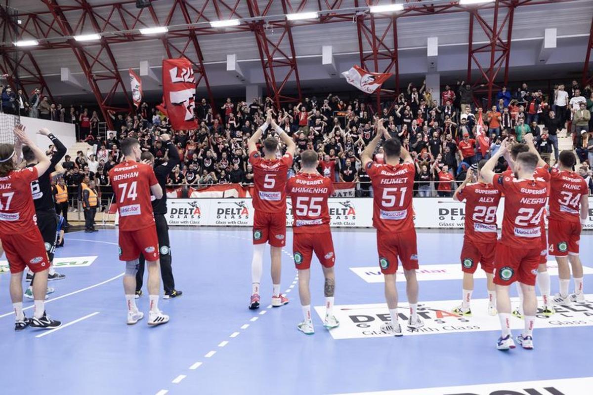 Skjern - Dinamo se joacă astăzi de la ora 19:45: returul din sferturile European League. Foto: Facebook/ CS Dinamo