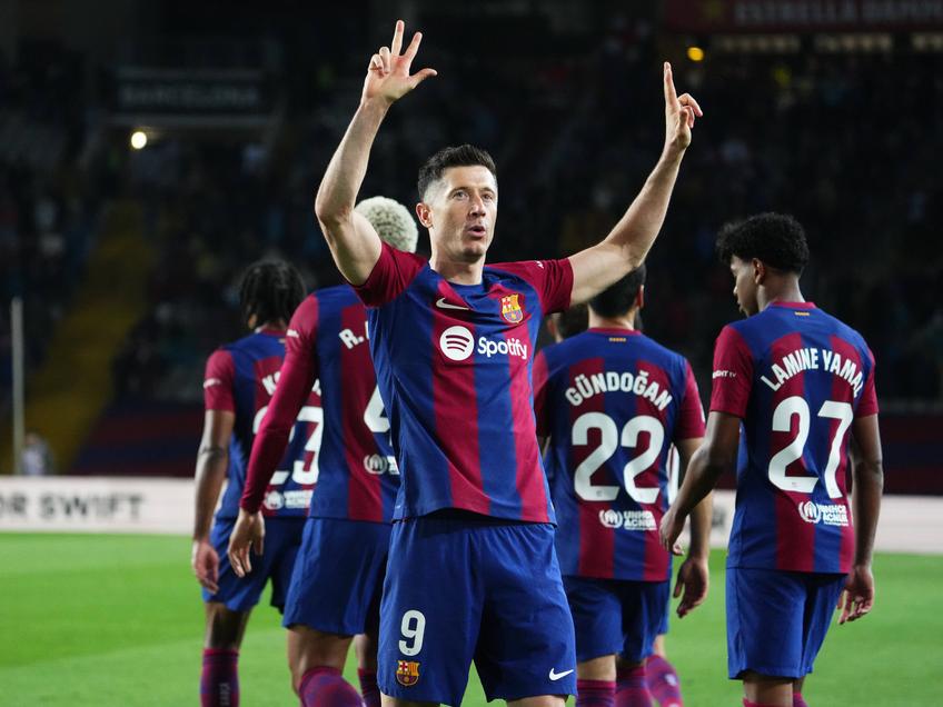 Robert Lewandowski, hat-trick în Barcelona – Valencia // FOTO: Imago