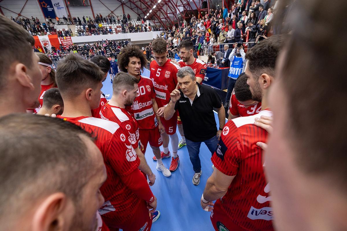 Skjern - Dinamo se joacă astăzi de la ora 19:45: returul din sferturile European League. Foto: Facebook/ CS Dinamo