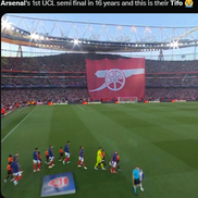 „Prima semifinală de UCL a lui Arsenal după 16 ani și asta este scenografia lor”