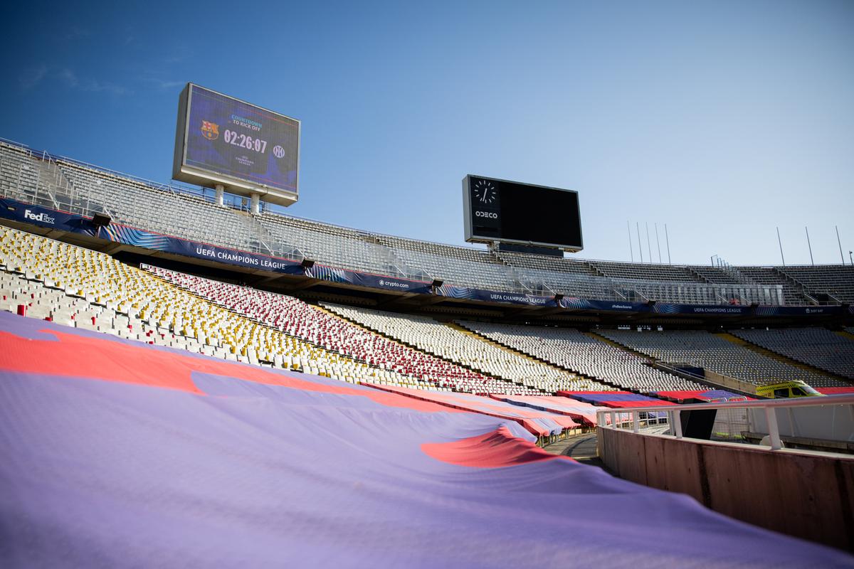 Fanii lui Inter înainte de meciul cu Barcelona, 30 aprilie