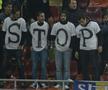 George Simion, în dreapta, la un protest desfășurat de ultrași Arena Națională / FOTO: Arhivă Gazeta Sporturilor