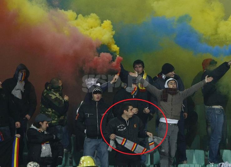 George Simion, în mijlocul evenimentelor din tensionatul Bulgaria - România, disputat în 2007. FOTO: GSP