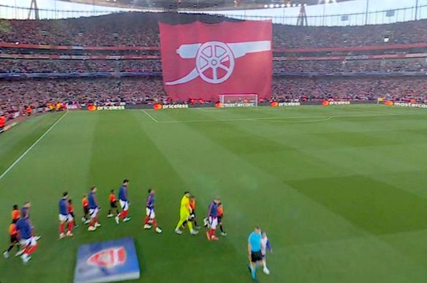 Scenografia pregătită de Arsenal pentru turul cu PSG