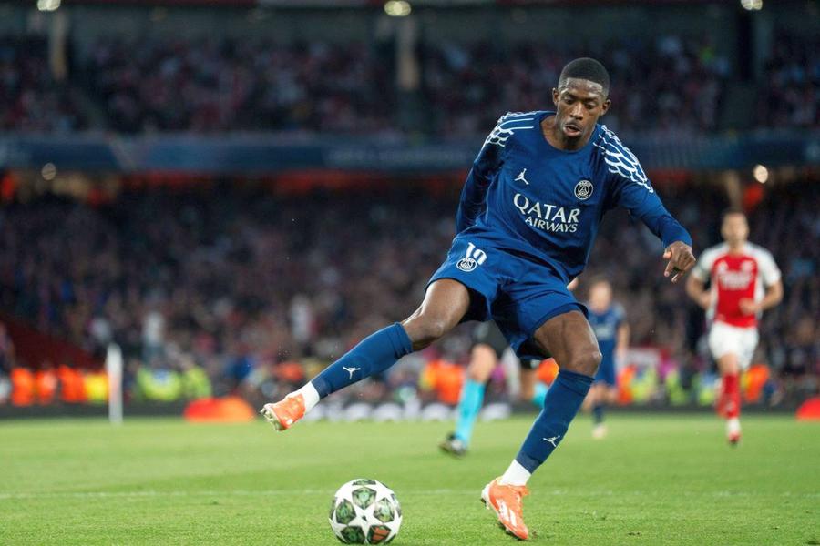 Ousmane Dembele a decis victoria lui PSG în semifinala Ligii Campionilor cu Arsenal (1-0), deși MVP-ul meciului a fost ales Vitinha / Foto: Imago Inter Milano - PSG este marea finală a Ligii Campionilor! » Arsenal, răpusă și la Paris