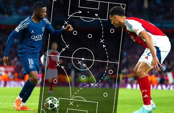 Fluiditate, dublaj și limite » Luis Enrique a învins-o pe Arsenal printr-un artificiu programat și pe Anfield