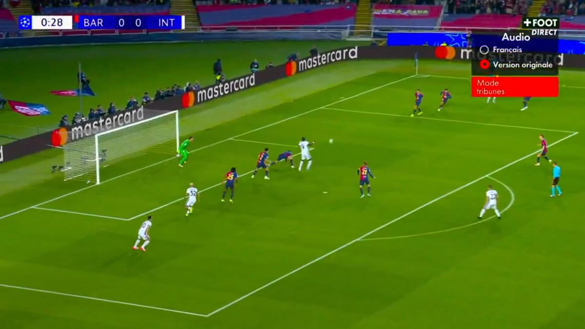 Gol Marcus Thuram Barcelona - Inter